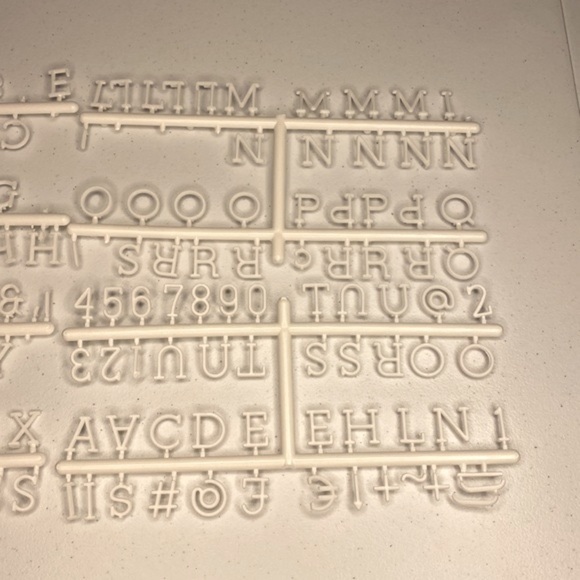 Letters for Felt Letter Board- Letters, Numbers & Symbols - Picture 2 of 4